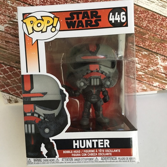 Funko POP! Disney Star Wars HUNTER Bobble-Head Figure The Bad Batch #446 - Picture 6 of 6